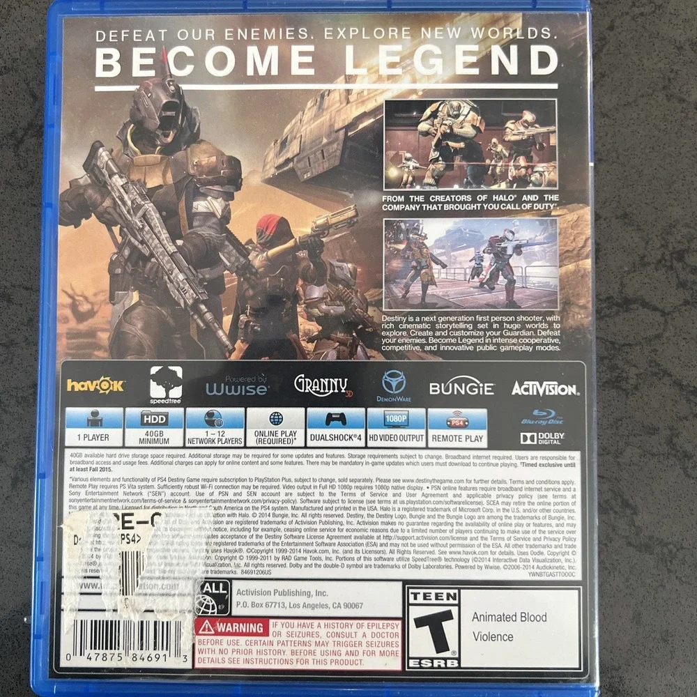 Destiny - Sony PlayStation 4